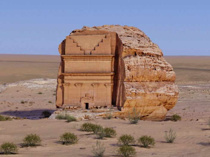Viewport video of the Baalshamin Temple reconstruction workflow.